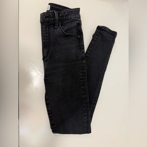 Abercrombie & Fitch Super Skinny High Rise Jeans – Black, Size 24, Lightly Worn